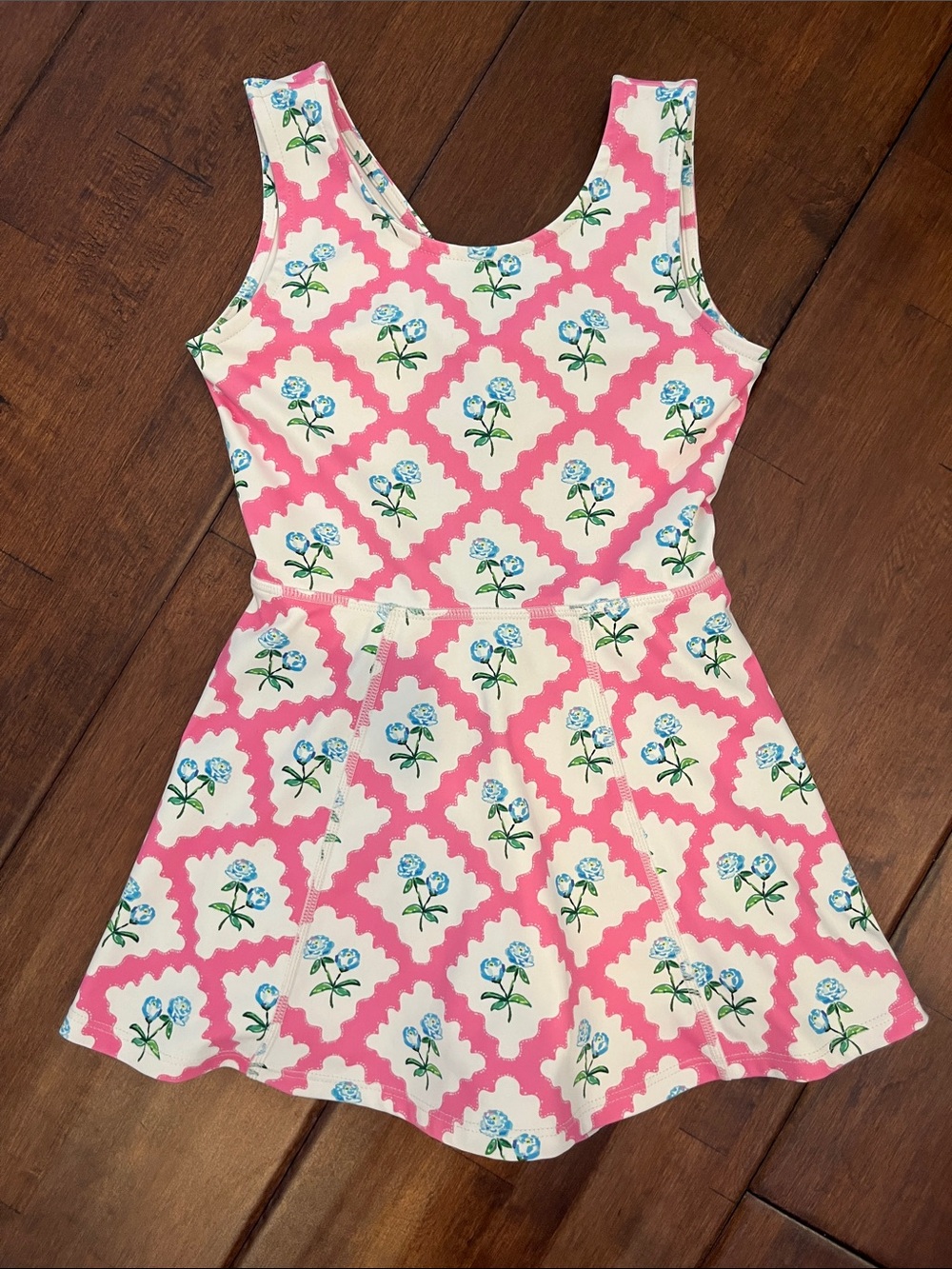 Sweet Honey Pink Floral A-Line Dress